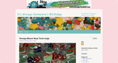 Desktop Screenshot of itsalwayssomeonesbirthday.com